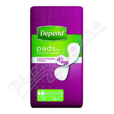 Vložky Depend Mini 185ml, 14ks