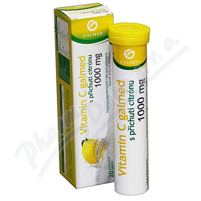 Vitamin C 1000mg Citron Eff.tbl.20 Galmed