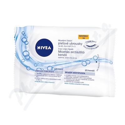 Nivea Micelární čisticí Ubrousky 25ks 89252