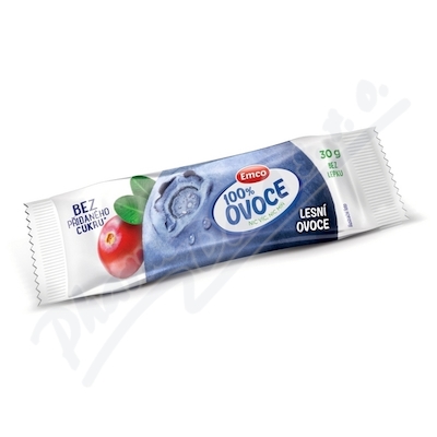 Emco Tyčinka 100% Ovoce Lesní Ovoce 30g