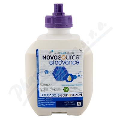Novasource Gi Advance Neutrální perorální roztok 500ml