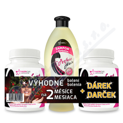 Perfect Hair New Methionin 500mg Tbl.200 + Dárek