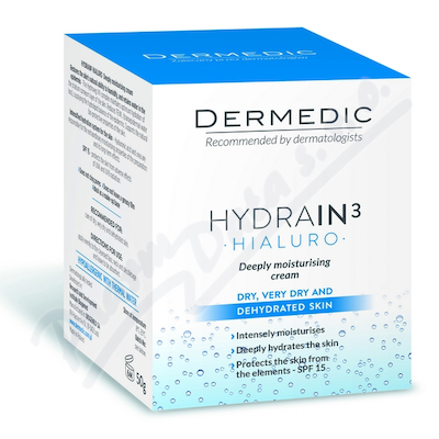 Dermedic H3 Hluboce Hydratační Den.krém Spf15 50g