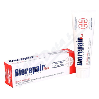 Biorepair Plus Sensitive Control Zubní Pasta 75ml