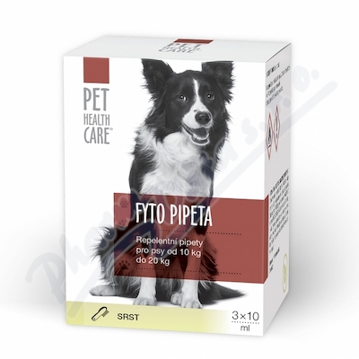 Pet Health Care fytopipeta pes 10-20 Kg 3x10 ml