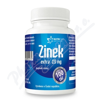 Zinek Extra 25mg Tbl.100