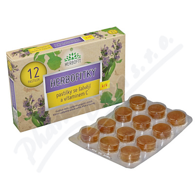 Herbofitky Se šalvějí A Vit.c 12ks