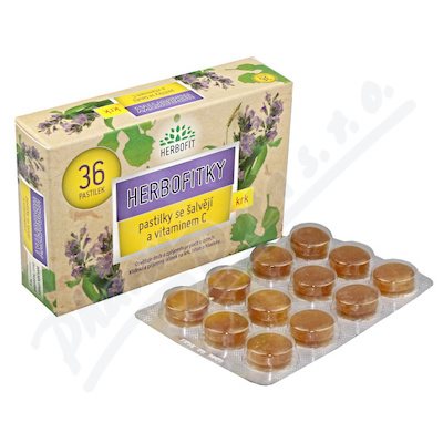 Herbofitky Se šalvějí A Vit.c 36ks