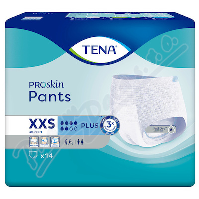 Tena Pants Plus Xxs kalhotky absorpční natahovací,boky 40-70cm,1440ml,
