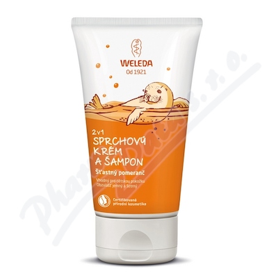 Weleda 2v1 Sprch.krém A šamp.šťastný Pomeran 150ml