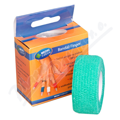 Rychlonáplast Elastická 25mmx450cm Zelená