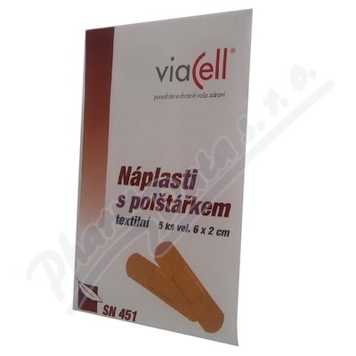 Viacell Sn451 Náplasti S Polštářkem 6x2cm 5ks