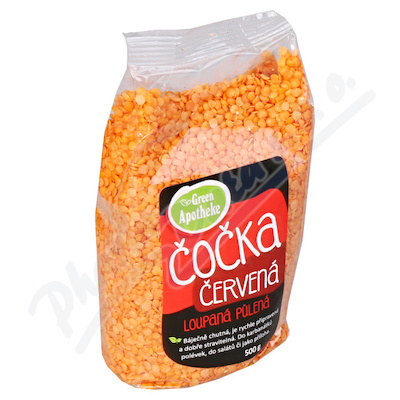 Green Apotheke čočka červená Loupaná Půlená 500g