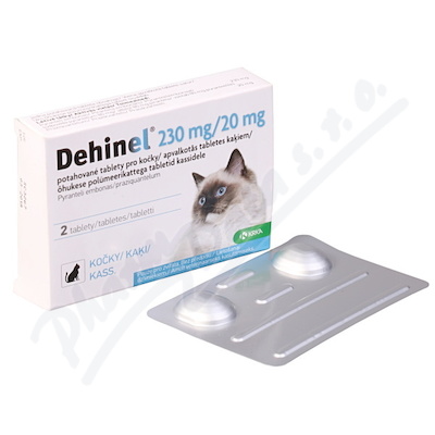 Dehinel 230mg/20mg Pro Kočky Tbl.2