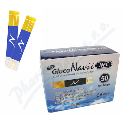 Proužky Diagnostické Sd Gluconavii Nfc (pro Zp Kód 0171277) inzulínový režim,2x25ks proužků
