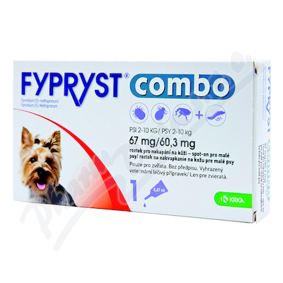 Fypryst Combo 1x0.67ml spot-on pro psy 2-10kg