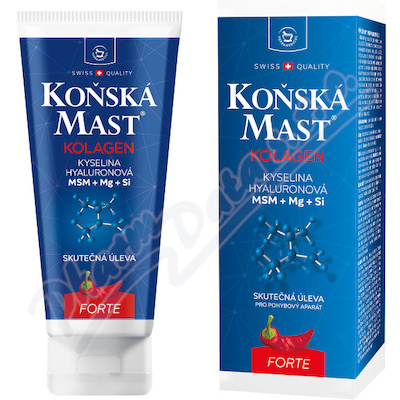 Swissmedicus Koňská Mast Kolagen Forte Hřej.200ml