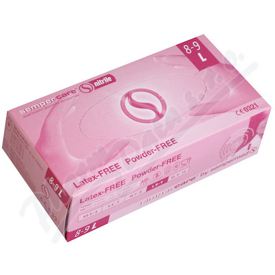 Rukavice Vyš. Sempercare Nitril L 100ks B.p.