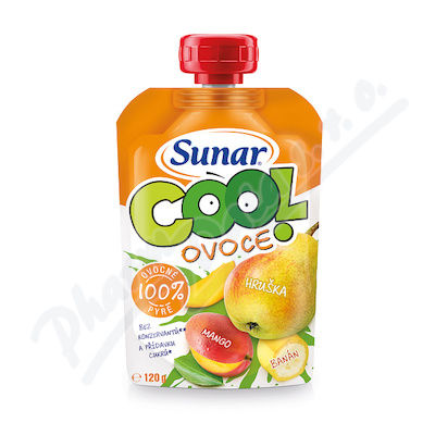 Sunar Cool Ovoce Hruška Mango Banán 120g