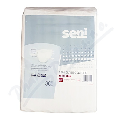 Seni Classic Quatro Extra Large kalhotky absorpční prodyšné noční, boky 130-170cm,