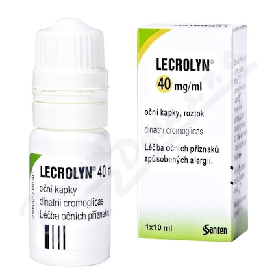 Lecrolyn 40mg/ml oční kapky, roztok 10ml