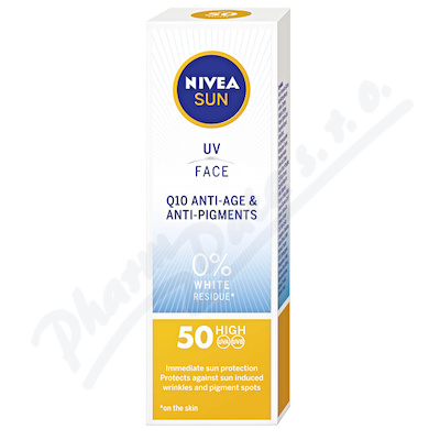 Nivea Sun opalovací krém proti vráskám OF 50 50 ml