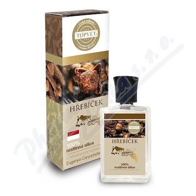 Topvet Hřebíček 100% Rostlinná Silice 10ml