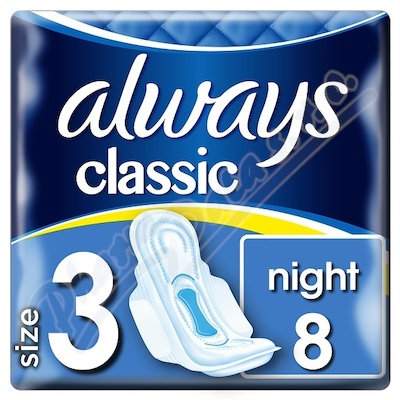 Always Classic Night 3 Vložky 8ks