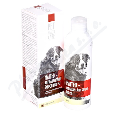 Pet Health Care Matteo antiparazitní šampon pro psy 200ml
