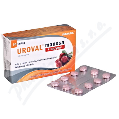 Uroval Manosa + Enzymy Tbl.30