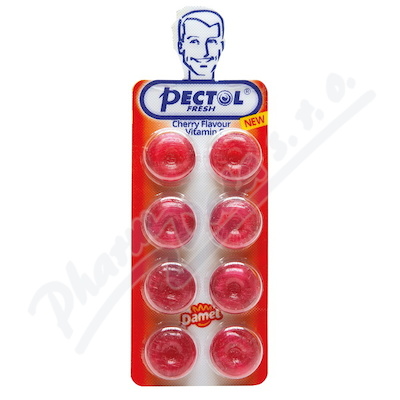 Pectol Třešňový Drops S Vit.c Blistr 8ks