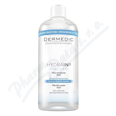 Dermedic Hydrain3 Hialuro Micelární Voda 500ml