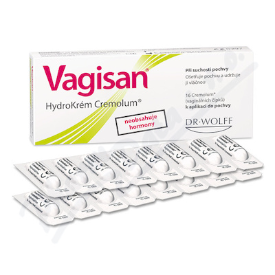 Vagisan Hydrokrém Cremolum 16 čípků