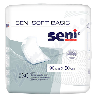 Seni Soft Basic Podložky Absorpční 90x60cm 30ks
