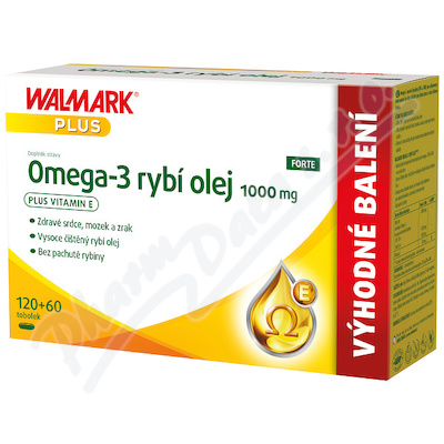 Walmark Omega-3 Rybí Olej 1000mg Tobolek 120+60