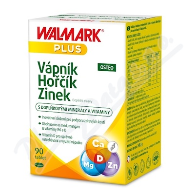 Walmark Váp-hoř-zinek Osteo Tbl.90