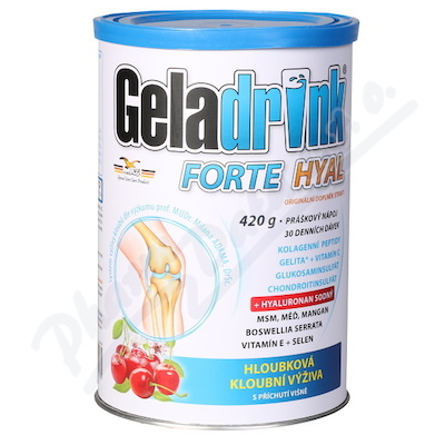 Geladrink Forte Hyal Práškový Nápoj Višeň 420g