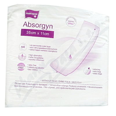 Absorgyn Porodnické Vložky 35x11cm 15ks