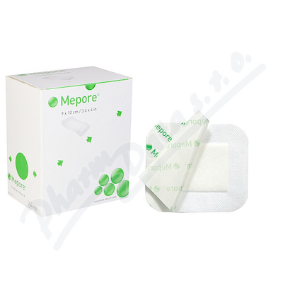 Mepore 9x10 cm, 50 ks, samolepící absorpční krytí, steril