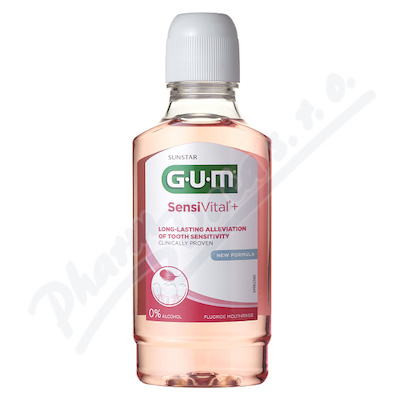 Gum Sensivital+ústní Voda Cit.zuby 300mlg6081emea