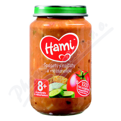 Hami špagety S Rajčaty A Mozzarellou 200g 8m+
