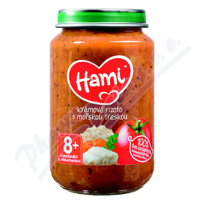 Hami Krémové Rizoto S Mořskou Treskou 200g 8m+