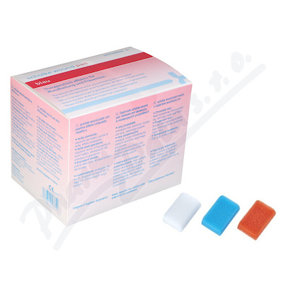 Schülke Wound Pad modrý, 6,25 cm x 4 cm x 2 cm, 10 ks