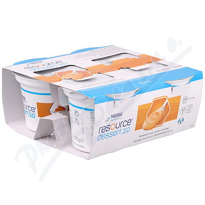 Resource Dessert 2,0 Karamelová Příchuť perorální roztok 4x125g