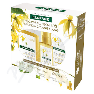 Klorane Ylang-ylang Sluneční Péče Travel Kit 3ks