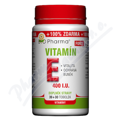 Vitamín E Forte 400 I.u.tobolek 30+30 Bio-pharma