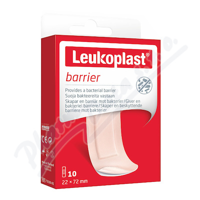 Leukoplast Barrier Náplast Voděodol.22x72mm 10ks