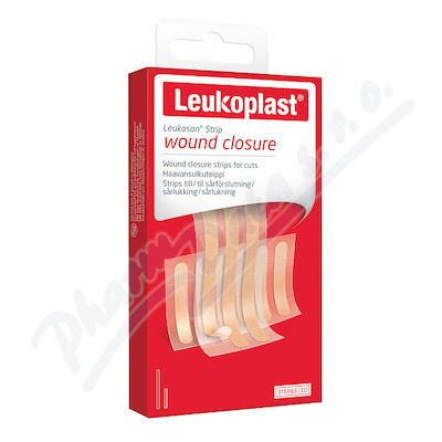 Leukoplast Leukosan Strip Náplast.stehy 2vel. 9ks