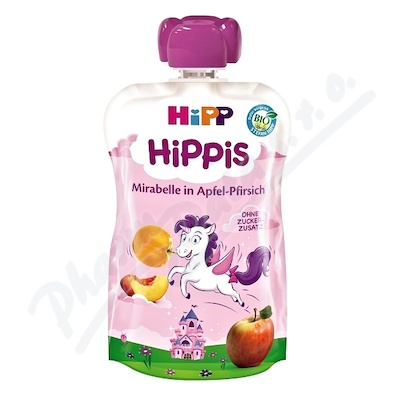 Hipp Hippis Jablko-broskev-mirabelka Bio 1r 100g