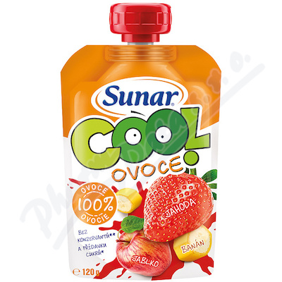 Sunar Cool Ovoce Jahoda Banán Jablko 120g